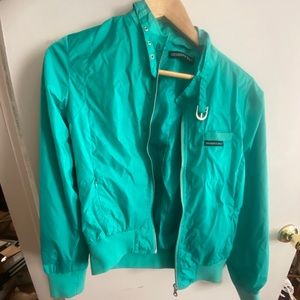 Members Only Teal Light Weight Jacket. (Medium)